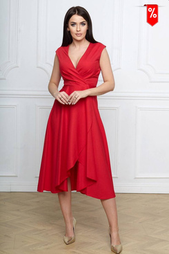 Sukienka midi GRETA kolor red marki Bosca Fashion