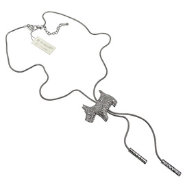 Wisior piesek zdobiony drobnymi kryształkami marki Dublon