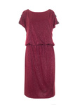 Sukienka Kamila krótka w kolorze ciemno czerwonym marki JSA